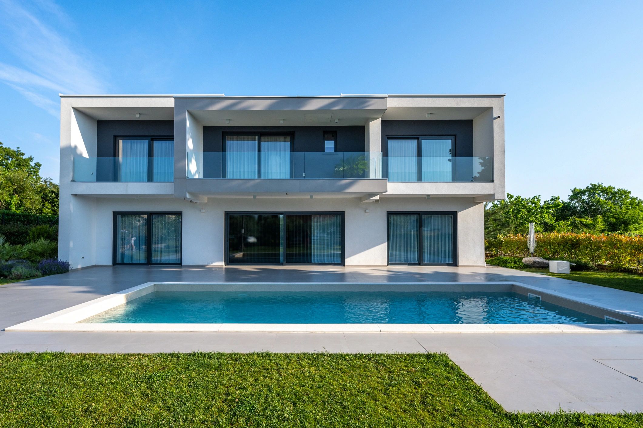 Luxury modern home exterior